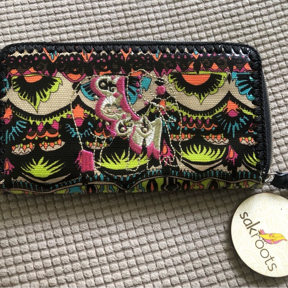 Sakroots Multicolor Artistic Wallet